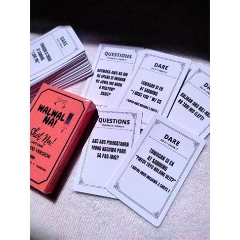 walwal cards|WALWAL NA! Shot Na Card Game (TAGALOG Ver.) .